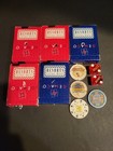 Gemaco (Resorts) Playing Cards  Drilled Dice And VariousChips (3) $1 + .25 — photo 1