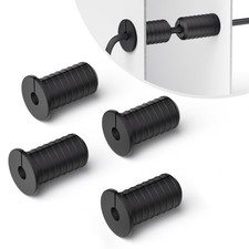 4 PCS 3/4 Inch Starlink Cable Grommet Black Wall Grommets for Cables 3/4 Inch...