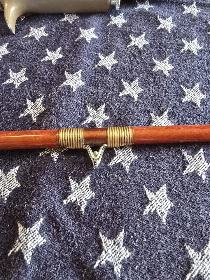 Varilla de fundición resistente vintage Heddon Pal Musky Special #6276-5 1/2 pies Viene con calcetín Foto 4 de 4