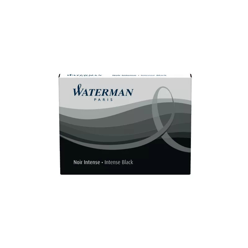 Waterman Nero Ricariche Per Penna S0110850 Penna Stilografica 8 Pezzi - Immagine 2