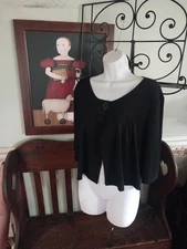 STUDIO 1940 SHRUG ACCENT JACKET ARM COVER WOMEN'S SIZE L WASHABLE POLYESTER