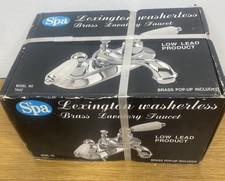 Spa Lexington Washerless Brass Polished Chrome Lavatory Faucet TIH42-New