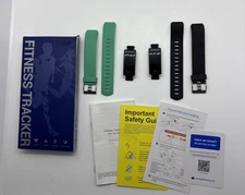 2 Stiive Fitness Tracker with Heart Rate Monitor, Waterproof Activity, Steps