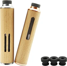 2pcs Handmade Wooden Portable Ashtray,Outdoor Car Home Office Ashtray, with 5.2m