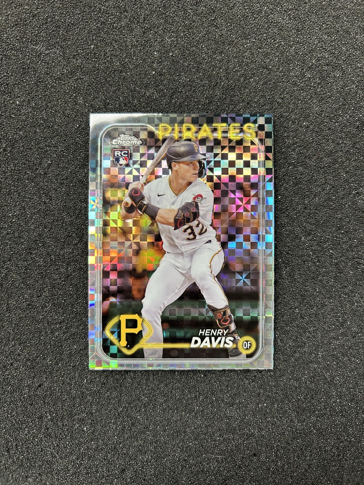 2024 Topps Chrome Henry Davis X-Fractor #260 Rookie Pittsburgh Pirates