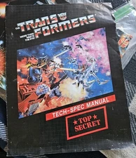Transformers G1 S.T.A.R.S. Tech Spec Manual 1986 Mailaway Rare