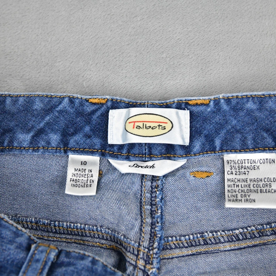 Talbots Jeans Womens 10 (29x28) Stretc Blue Denim - Image 2 of 4