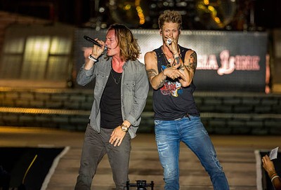 Brian Kelley Tyler Hubbard of Florida Georgia Line performs in sup- Old Photo 1