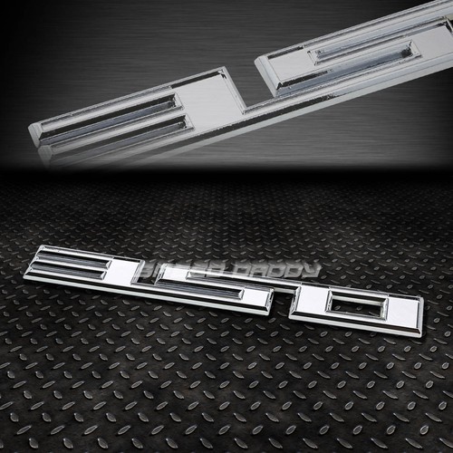 METAL BUMPER TRUNK GRILL FENDER EMBLEM DECAL STICKER BADGE CHROME GM SBC 350 5.7 - 第 1/2 張圖片