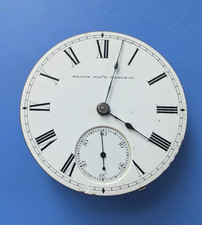 VINTAGE 18 SIZE ELGIN GRADE 10 POCKET WATCH MOVEMENT RUNNING