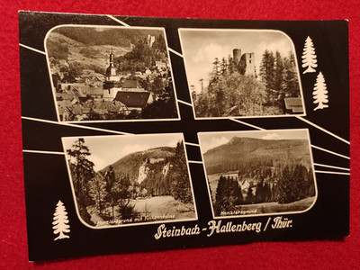 Steinbach-Hallenberg 1964. Kanzlersgrund u.a. Schöne s/w-AK. Nicht gelaufen.
