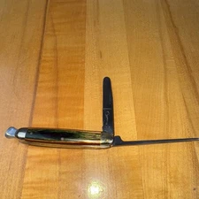 I*XL Sheffield England 2 Blade Stainless  Pipe Tool Pocket Knife