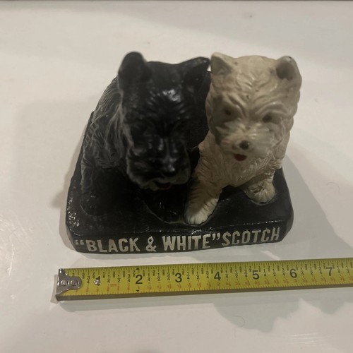 Vintage Black & White Dogs Buchanan’s Scotch Whisky Werbung Scottish Terrier 5” - Bild 11 von 12