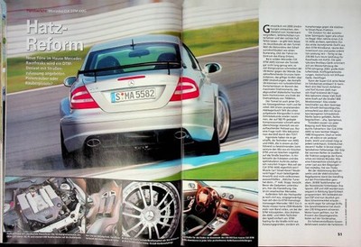 Sport Auto 09/2004 Mercedes CLK 55 Coupe AMG DTM W209 mit 582PS im Fahrbericht a