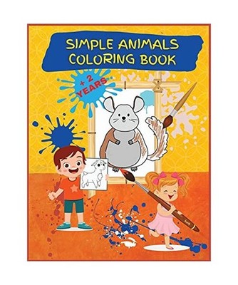 Simple Animals Coloring Book: Activity Book for Children, 31 Coloring Designs, A
