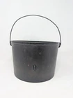 EXCEPTIONAL! #7 "Erie" 1880-1907 GRISWOLD Cast Iron Flat Bottom Kettle Bean Pot
