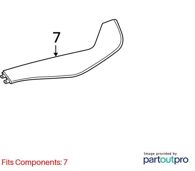 BMW i8 2014-2020 Rear Left Upper Quarter panel trim