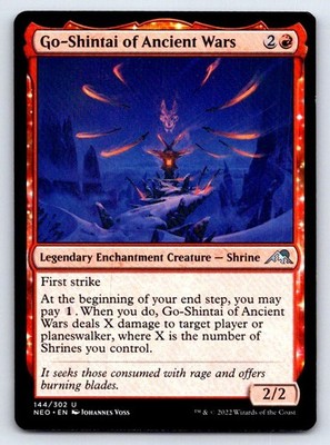 Go-Shintai of Ancient Wars 144 Kamigawa: Neon Dynasty Magic: The Gathering LP