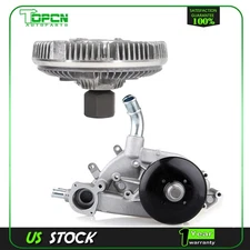 Fan Clutch & Water Pump Kit for 1999-06 Chevy Silverado 1500 2500 4.8L 5.3L 6.0L