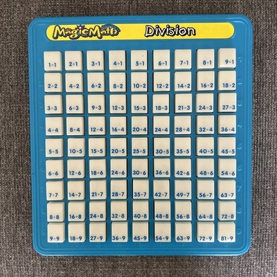 Vintage 1993 Magic Math Division Children's Math Learning Game, Educational