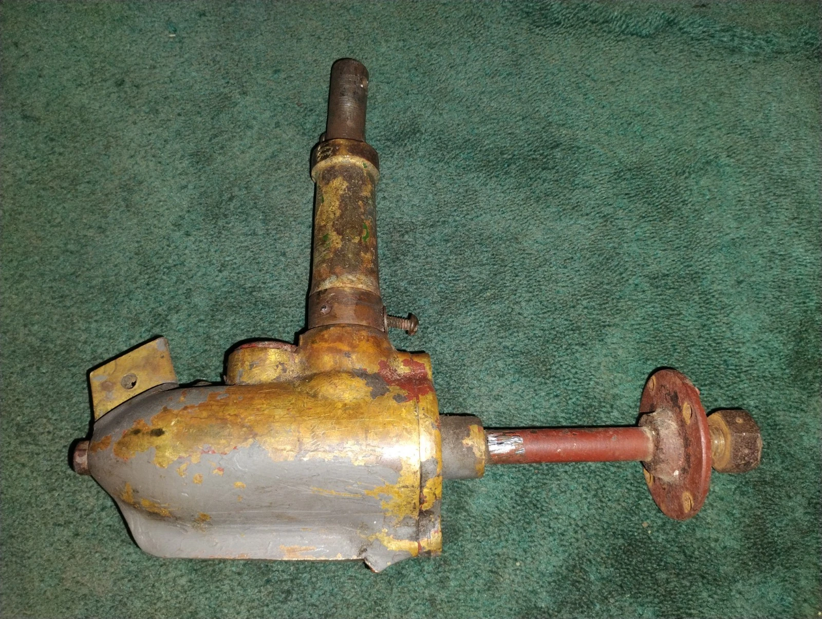 Vintage 1920s Brass Outboard Motor Lower Unit Johnson - Picture 1 of 12