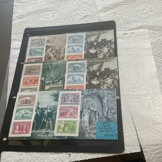 Spain X 6 MNH Stamp Mini Sheets