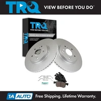TRQ Front Brake Pad & Rotor Kit Brake Rotor For 2018-2024 Honda Accord (For: More than one vehicle)