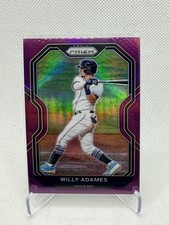 2021 Panini Prizm #219 Willy Adames Purple Prizm
