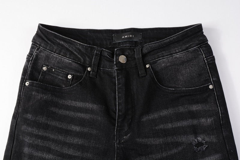 amiri paint drip logo jean "Aged black" - size 34 image 3