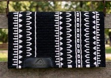show pad saddle pad western Black And White 34 38 and Other Sizes