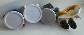 Sonic The Hedgehog Mini Action Figures Lot Jakks SEGA Tails Knuckles Eggman!