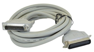 Centronics (printer) cable 10 ft. DB25-Cent 36 Interex IEEE 1284-1994