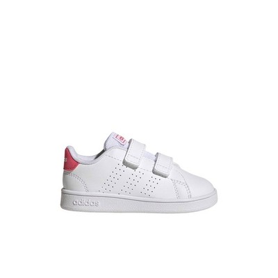 ADIDAS ADVANTAGE HOOK-AND-LOOP INF SHOES FTWWHT/REAPNK/CBLACK