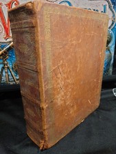 Antique Holy Bible 19th Century 1835 Old and New Testament with Family History