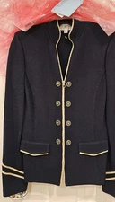 St John Navy Santana Knit Jacket 4 