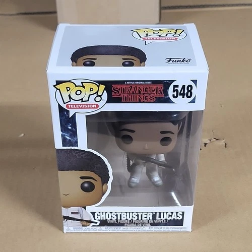 Funko Stranger Things Ghostbuster Lucas Pop Television 548 Vinyl Figure
