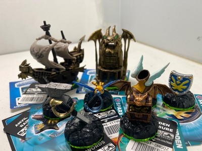 Activision Skylanders Spyro's Adventure Lot of 8 pieces w/Cards -Pirate Seas
