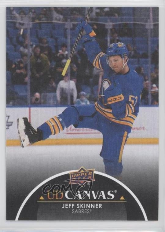 2021-22 Upper Deck Extended UD Canvas Black Jeff Skinner Hockey Card #C279