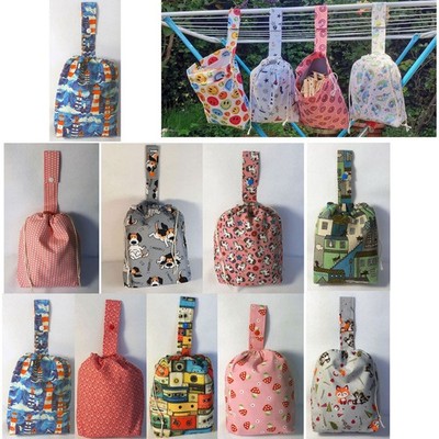 Wäscheklammerbeutel (M) für Wäscheständer besonderer Klammerbeutel  handmade