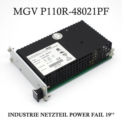 MGV P110R-48021PF 48V INDUSTRIE SCHALTNETZTEIL POWER FAIL 19'' STROMVERSORGUNG #4