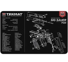 NEW TekMat Original Gun Cleaning BENCH Mat - 17" X 11" - Sig Sauer P220