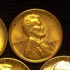 1937-S BU WHEAT CENT - PRETTY CLEAN COIN - BROWN SIDE WITH RED - SEE PICS!!