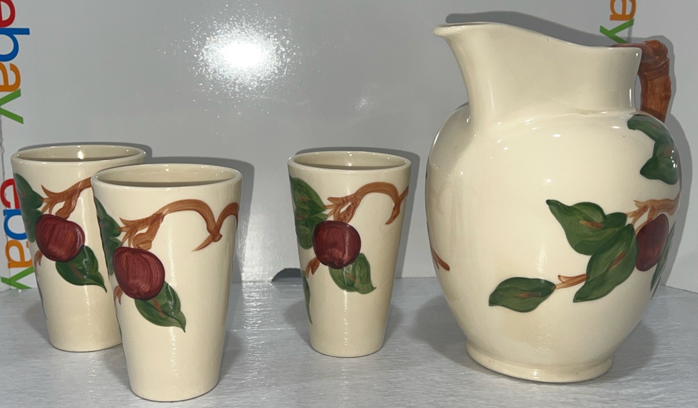 Vintage Franciscan Apple Pitcher Earthenware