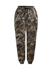 Women's Plus Size Camo Pants Drawstring Elastic Waist Joggers Pants Sweatpant...