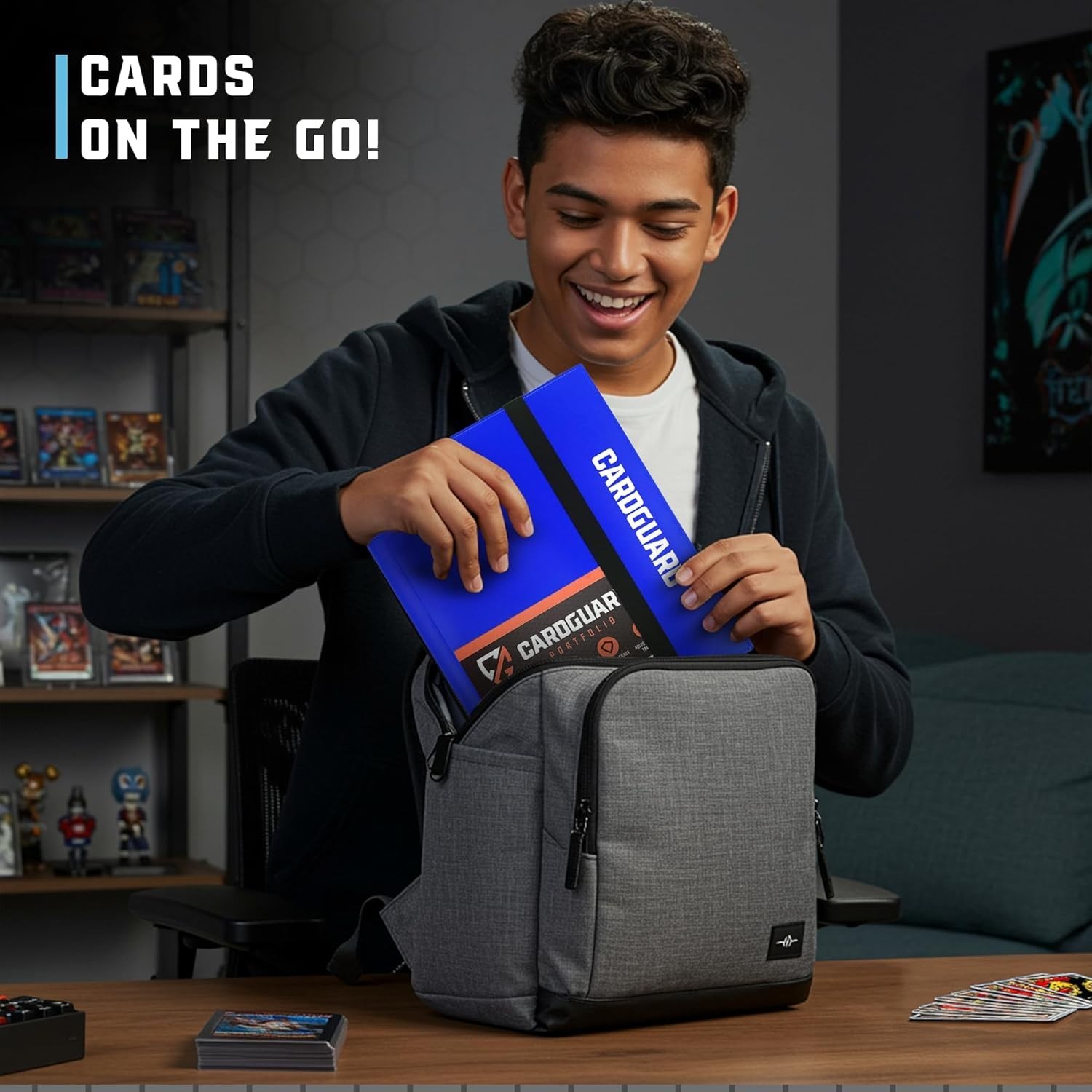 Trading Card Binder Pro-Folio – 9 Pocket Binder - Side-Loading Album, Durable...