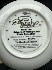 1995 Hamilton Collection "Drivers of Victory Lane" Dale Earnhardt Plate 