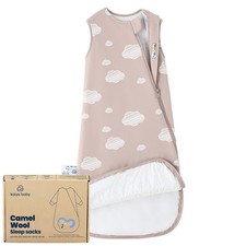 Baby Sleep Sack 0-6 Months 1.0 Tog Sleeveless Sleep Sack Organic Cotton, Regu...