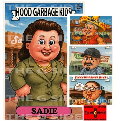 NM ''Hood Garbage Kids'' Series #6    (4 PACK Of 2.5 X 3.5 Stickers)
