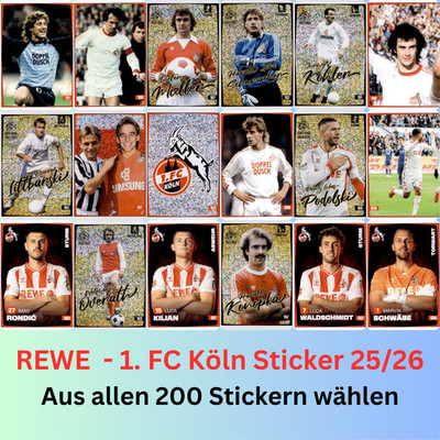 REWE / Stickerstars 1. FC Köln 25/26 2025/2026 - Sticker aussuchen aus ...