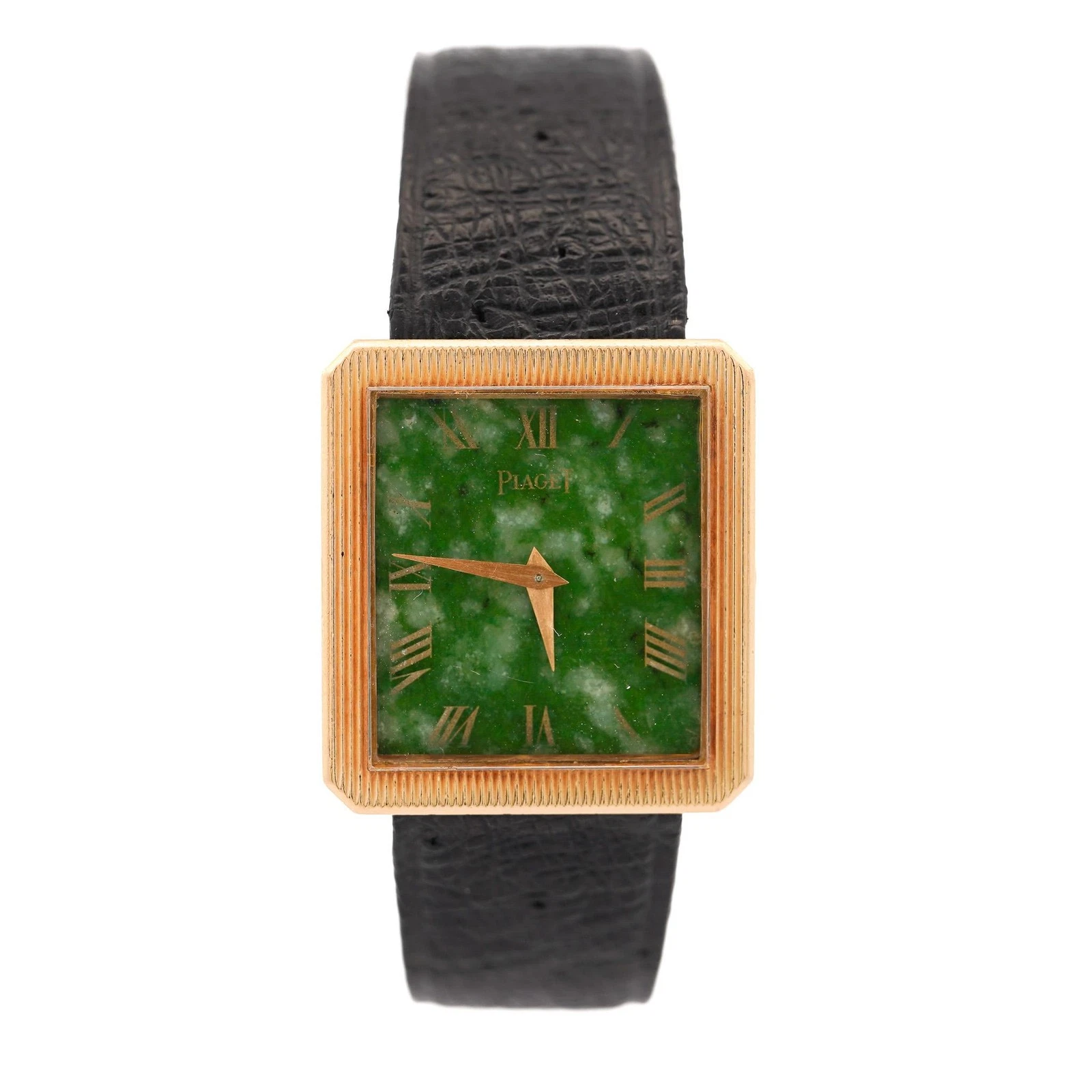 Piaget — Piaget Protocole Jade Dial 18K Gold 25mm Vintage Watch